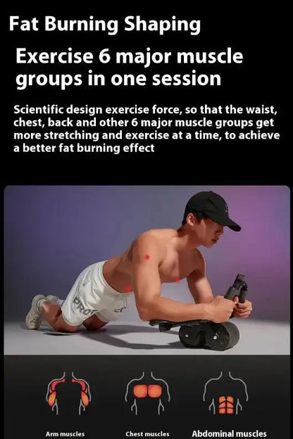 Automatic Rebound Abdominal Wheel - Homemade Muscles