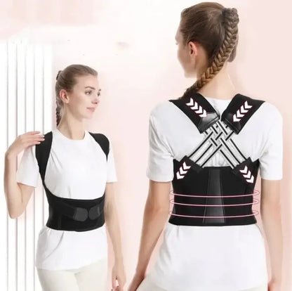 Correction Belt - Black Cloth, Strong Support & Comfort